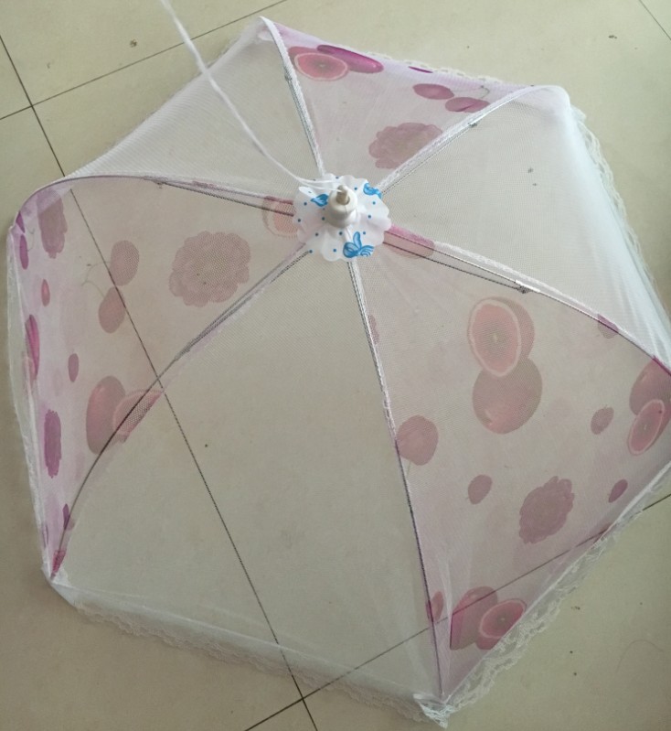 Anti-Fly Table Cover Lace round Folding Dish Cover Folding Food Cover Meal Cover Anti-Fly Table Cover Lace round Folding Dish Cover Folding Food Cover Meal Cover