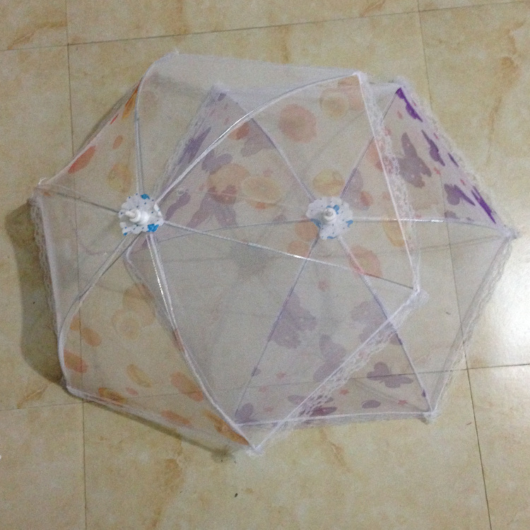 Anti-Fly Table Cover Lace round Folding Dish Cover Folding Food Cover Meal Cover Anti-Fly Table Cover Lace round Folding Dish Cover Folding Food Cover Meal Cover