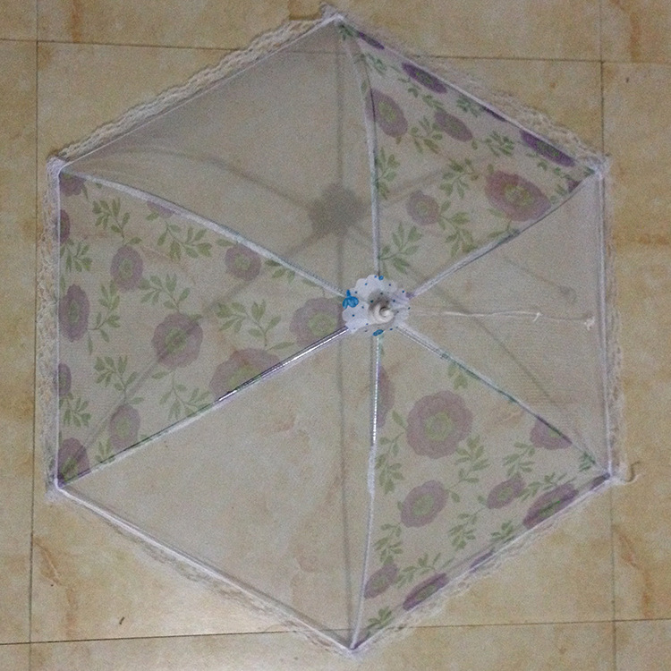 Anti-Fly Table Cover Lace round Folding Dish Cover Folding Food Cover Meal Cover Anti-Fly Table Cover Lace round Folding Dish Cover Folding Food Cover Meal Cover