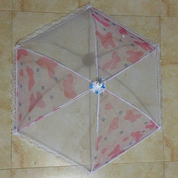 Anti-Fly Table Cover Lace round Folding Dish Cover Folding Food Cover Meal Cover Anti-Fly Table Cover Lace round Folding Dish Cover Folding Food Cover Meal Cover