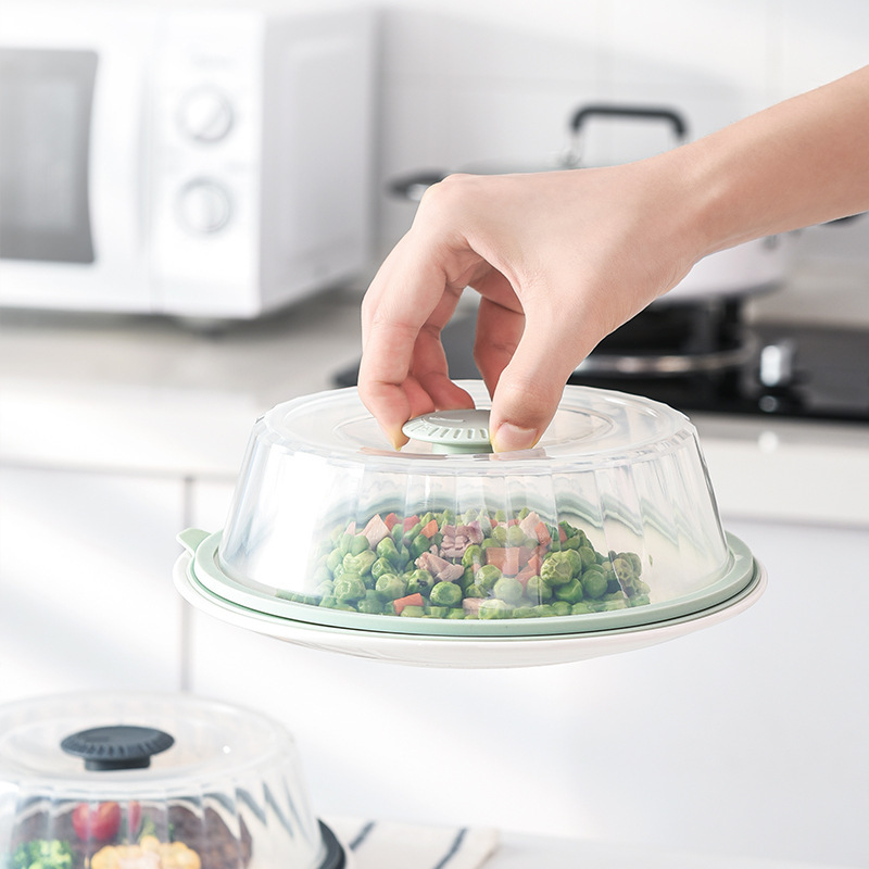 Cover Microwave Oven Heating Oil Leak Prevention Cover FreshKeeping Hot Food Food Cover SplashProof Tureen Dish Cover