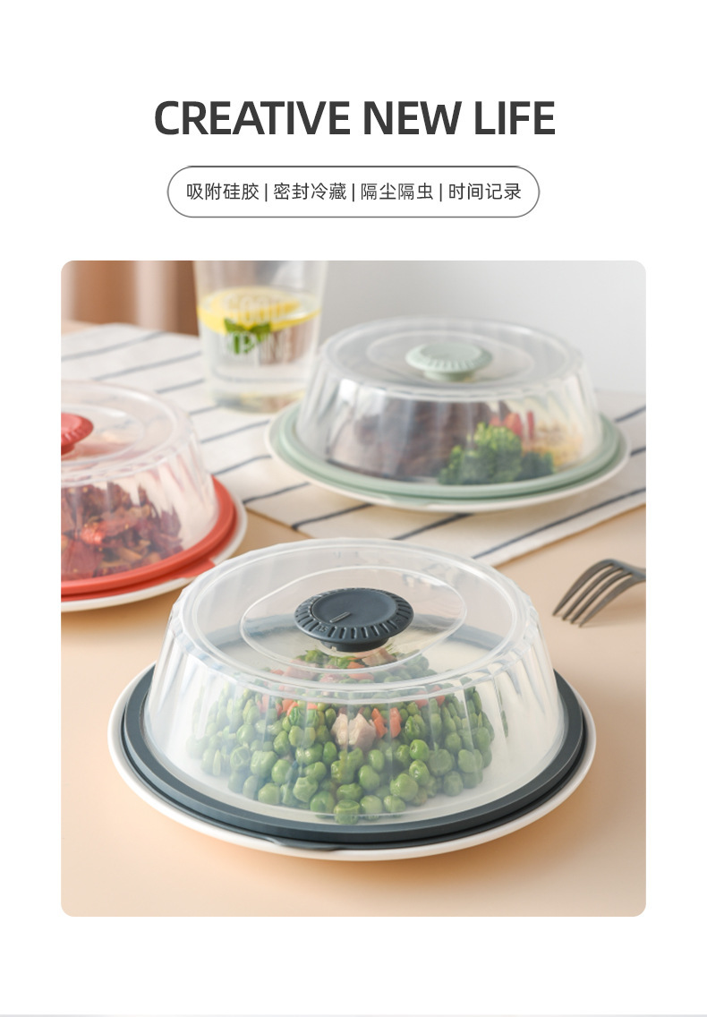 Cover Microwave Oven Heating Oil Leak Prevention Cover FreshKeeping Hot Food Food Cover SplashProof Tureen Dish Cover