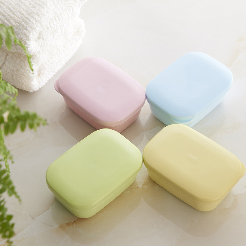 Like Comes for Business Trip with Cover Portable Soap Box Draining Layers Handmade Soap Box Rectangular Soap Dish Like Comes for Business Trip with Cover Portable Soap Box Draining Layers Handmade Soap Box Rectangular Soap Dish