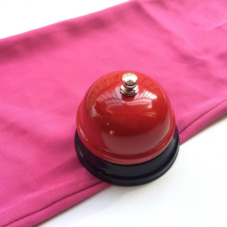 Zaka Flamingo Student Gift Creative Bar Dining Bell Calling Bell Table Bell Handbell Responder Pet Bell