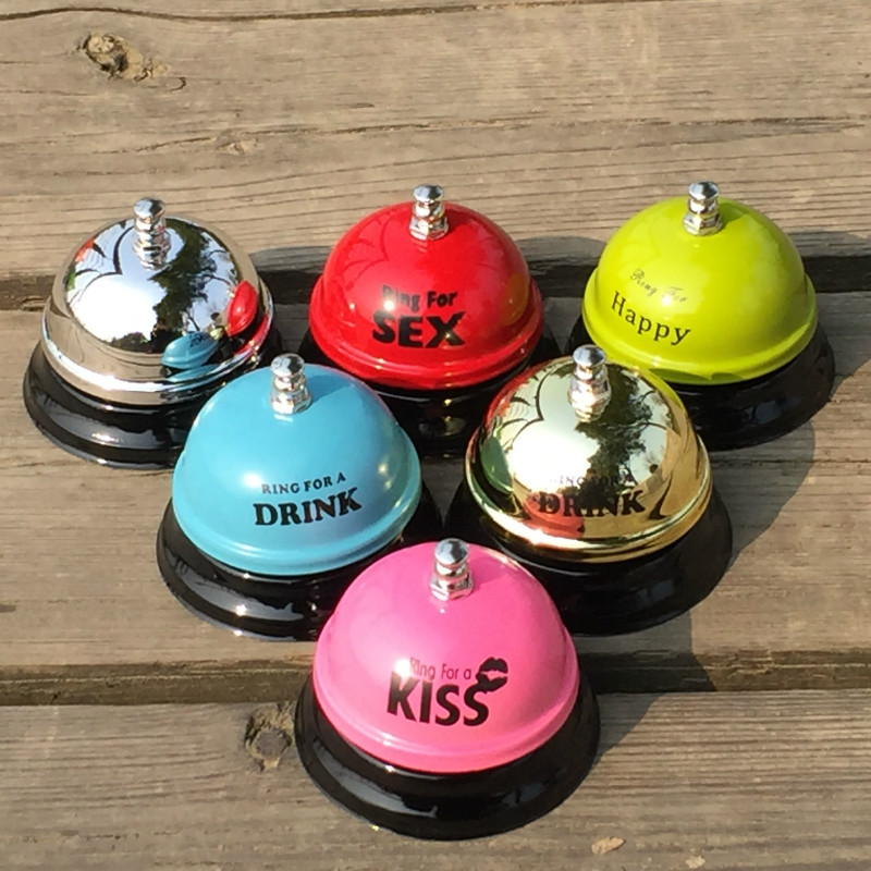 Zaka Flamingo Student Gift Creative Bar Dining Bell Calling Bell Table Bell Handbell Responder Pet Bell