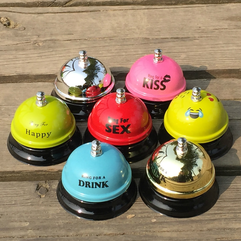 Zaka Flamingo Student Gift Creative Bar Dining Bell Calling Bell Table Bell Handbell Responder Pet Bell