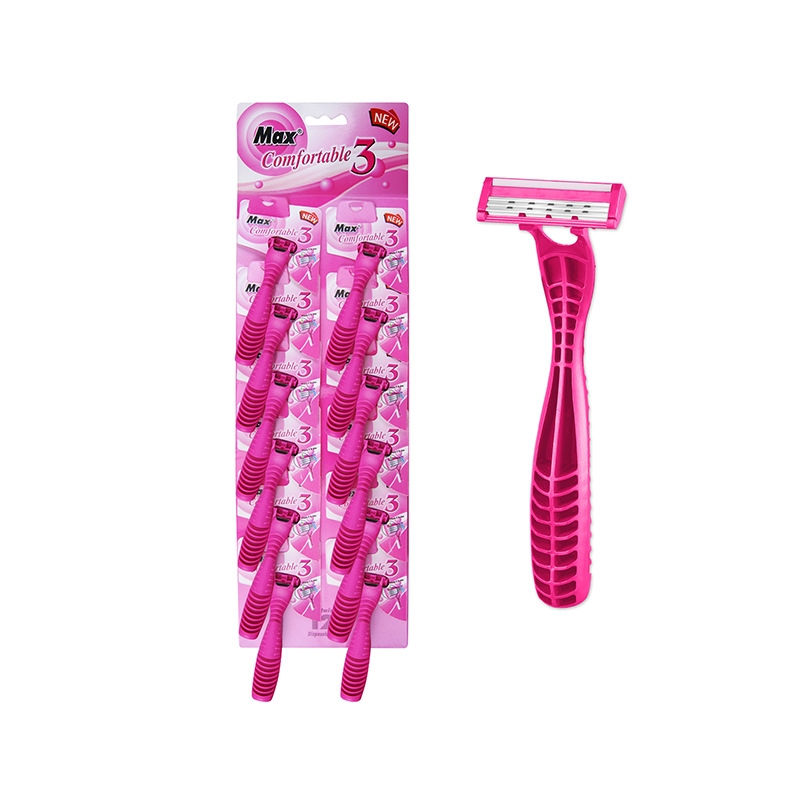 MAX manufacturer three - layer induction head stainless steel, the disposable hand shaver men &#039;s razor old shaver