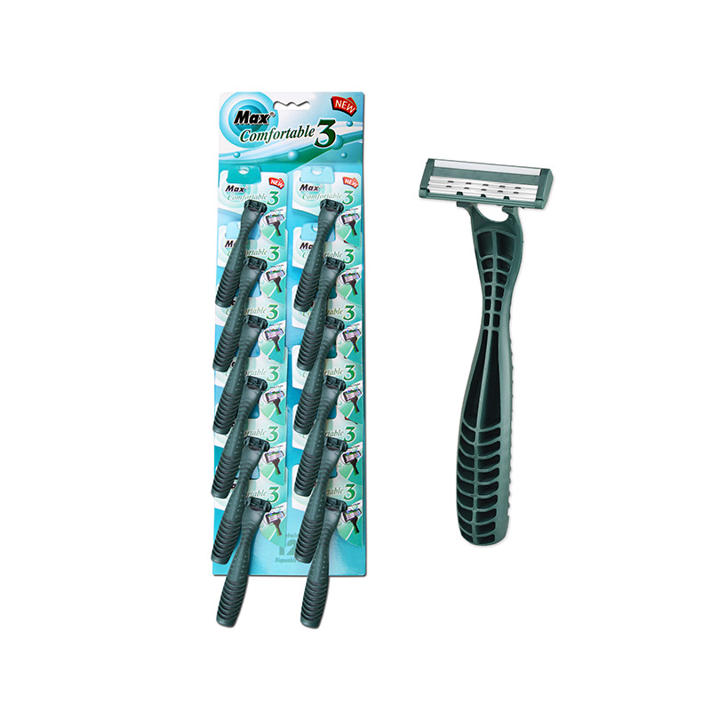 MAX manufacturer three - layer induction head stainless steel, the disposable hand shaver men &#039;s razor old shaver
