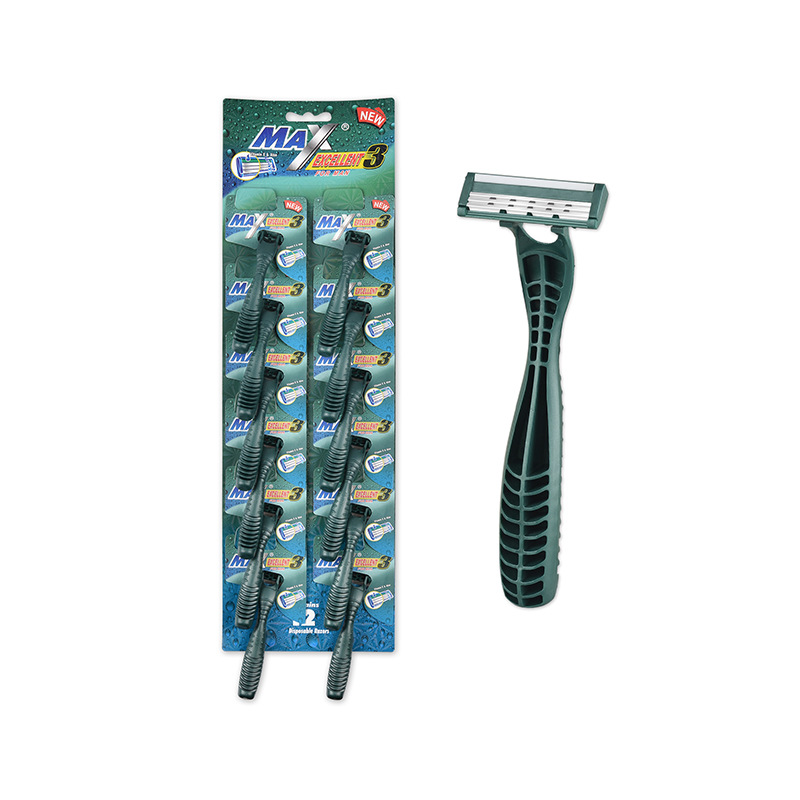 MAX manufacturer three - layer induction head stainless steel, the disposable hand shaver men &#039;s razor old shaver