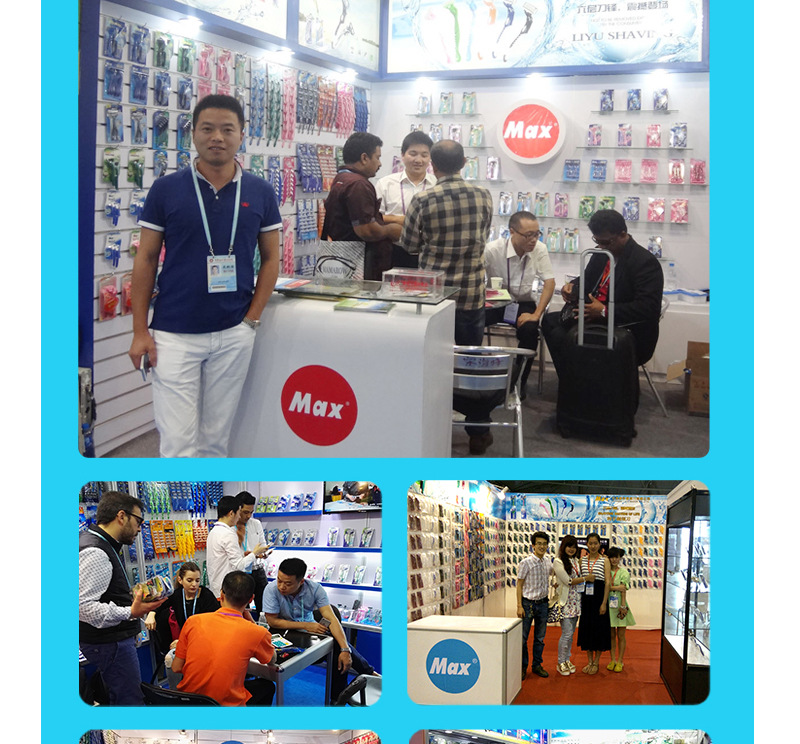 MAX factory direct sale of two layer stainless steel hand shaver supermarket hot male the disposable razor shaver