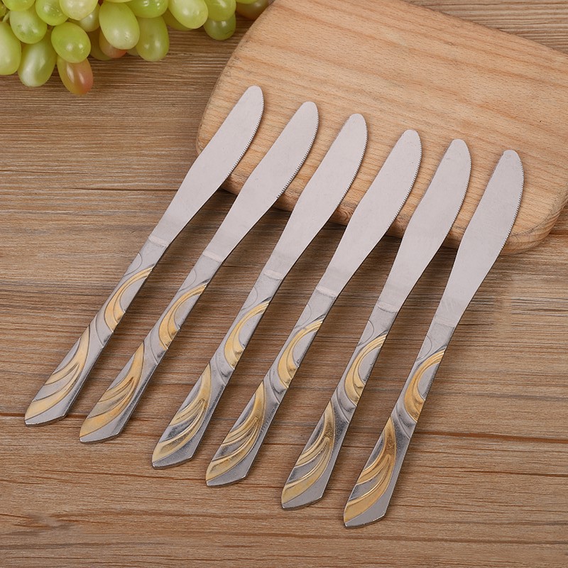 Factory Direct Sales Stainless Steel Spoon Tableware Portable Stainless Steel Spoon PCs Steak Knife Forks Western Tableware Factory Direct Sales Stainless Steel Spoon Tableware Portable Stainless Steel Spoon PCs Steak Knife Forks Western Tableware