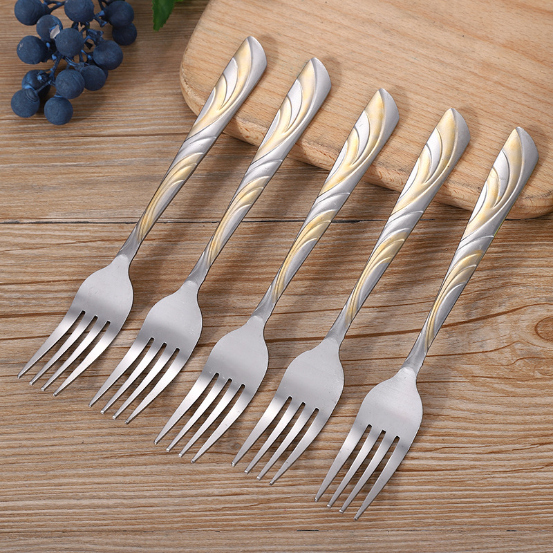 Factory Direct Sales Stainless Steel Spoon Tableware Portable Stainless Steel Spoon PCs Steak Knife Forks Western Tableware Factory Direct Sales Stainless Steel Spoon Tableware Portable Stainless Steel Spoon PCs Steak Knife Forks Western Tableware