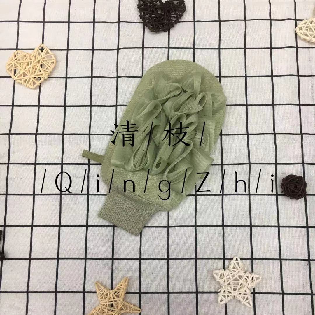 Qingzhi Brand Light Color Series Mesh Sponge Wash Cloth Bath Gloves Foaming Clean Skin Qingzhi Brand Light Color Series Mesh Sponge Wash Cloth Bath Gloves Foaming Clean Skin