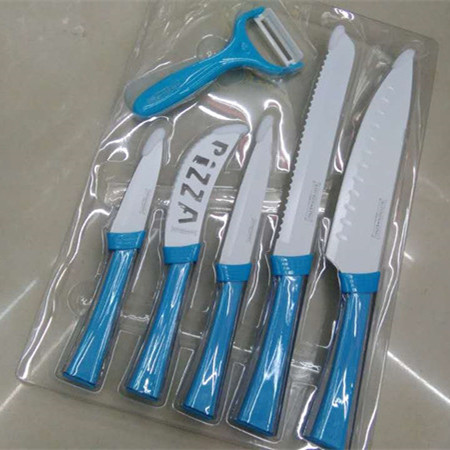 Gift set kitchen knife spray paint knife printing knife five-piece set fruit knife chef knife direct selling Gift set kitchen knife spray paint knife printing knife five-piece set fruit knife chef knife direct selling