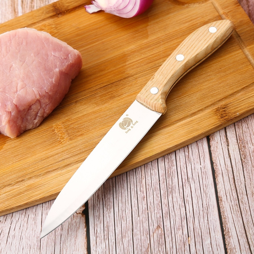 Manufacturers Customize All Kinds of Wooden Handle Stainless Steel Kitchen Knives Chef Knife Household Fruit Knife a Large Number of in Stock Wholesale Manufacturers Customize All Kinds of Wooden Handle Stainless Steel Kitchen Knives Chef Knife Household Fruit Knife a Large Number of in Stock Wholesale