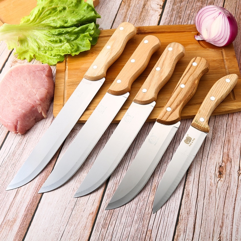 Manufacturers Customize All Kinds of Wooden Handle Stainless Steel Kitchen Knives Chef Knife Household Fruit Knife a Large Number of in Stock Wholesale Manufacturers Customize All Kinds of Wooden Handle Stainless Steel Kitchen Knives Chef Knife Household Fruit Knife a Large Number of in Stock Wholesale