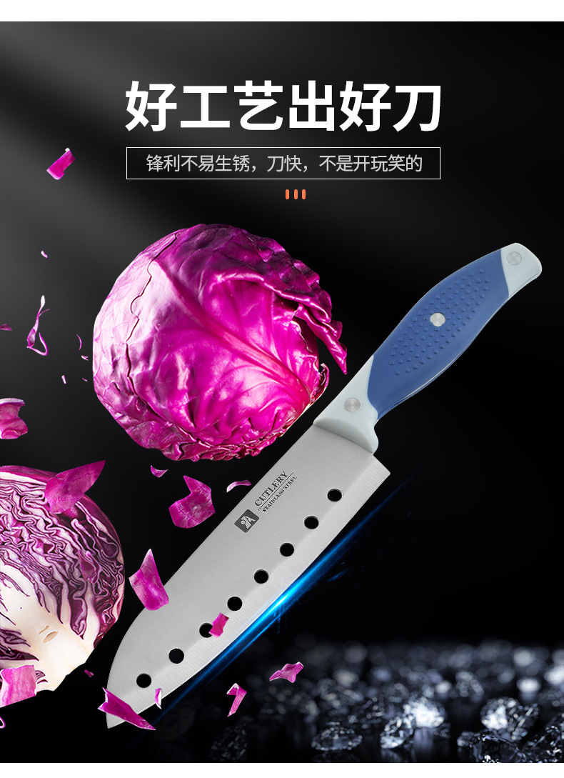 Brand a Foreign Trade Stainless Steel Knife Kitchen Set Chef Knife Kitchen Knife Bread Knife Cleaver Fruit Knife Slicing Knife Brand a Foreign Trade Stainless Steel Knife Kitchen Set Chef Knife Kitchen Knife Bread Knife Cleaver Fruit Knife Slicing Knife