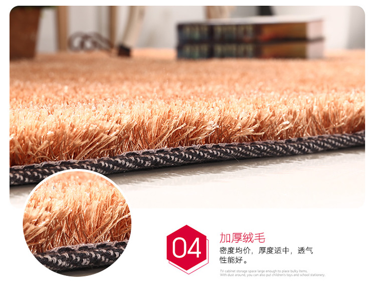Nordic Living Room Coffee Table Carpet Disposable Household Bedroom Light Luxury Bedside Blanket Exhibition Hall Plush Decorative Bright Silk Floor Mat Nordic Living Room Coffee Table Carpet Disposable Household Bedroom Light Luxury Bedside Blanket Exhibition Hall Plush Decorative Bright Silk Floor Mat