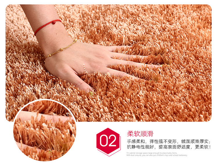 Nordic Living Room Coffee Table Carpet Disposable Household Bedroom Light Luxury Bedside Blanket Exhibition Hall Plush Decorative Bright Silk Floor Mat Nordic Living Room Coffee Table Carpet Disposable Household Bedroom Light Luxury Bedside Blanket Exhibition Hall Plush Decorative Bright Silk Floor Mat