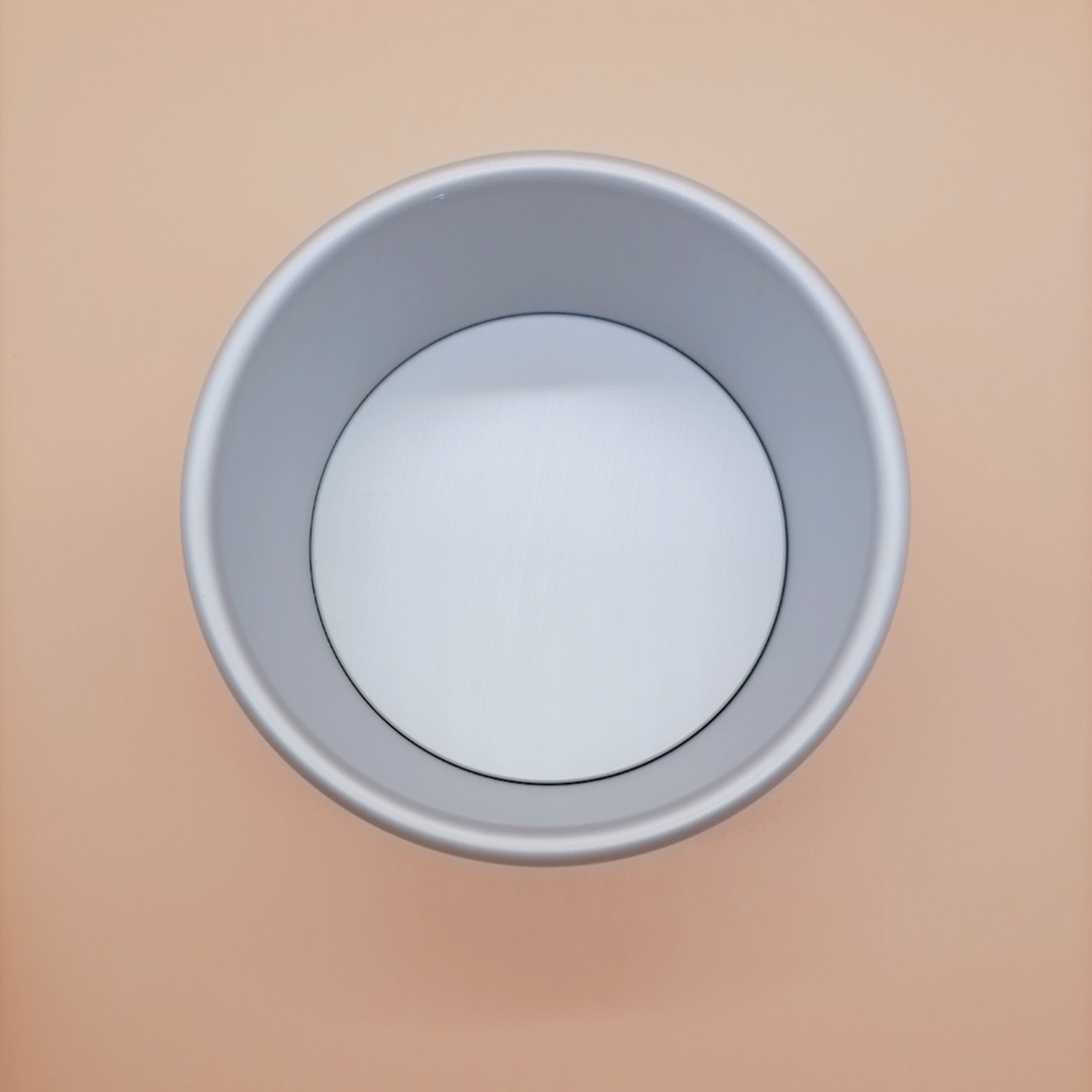 Round Chiffon Cake Mold Anode Non-Stick Live Bottom Oven Home Baking Tools/8 Inch