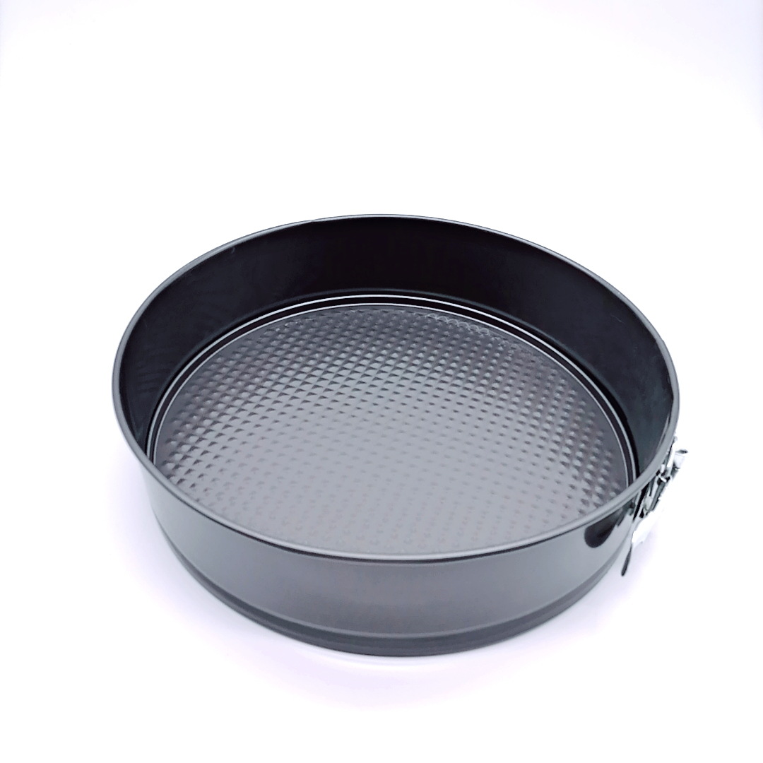 Color Box 6Pc Live Bottom with Buckle Cake Mold round Gray Carbon Steel Spray Non-Stick Live Bottom Cake Mold Color Box 6Pc Live Bottom with Buckle Cake Mold round Gray Carbon Steel Spray Non-Stick Live Bottom Cake Mold