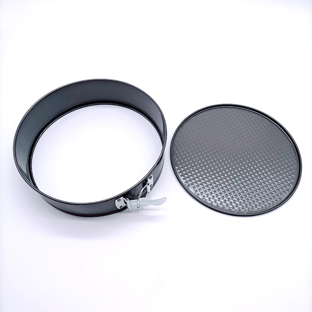 Color Box 6Pc Live Bottom with Buckle Cake Mold round Gray Carbon Steel Spray Non-Stick Live Bottom Cake Mold Color Box 6Pc Live Bottom with Buckle Cake Mold round Gray Carbon Steel Spray Non-Stick Live Bottom Cake Mold