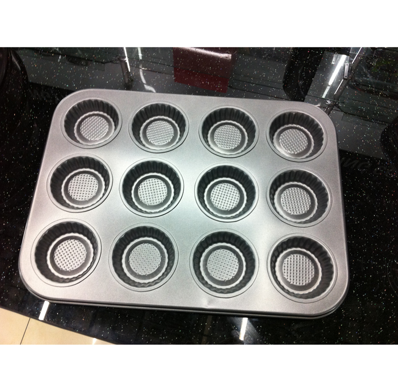 Baking pan for 12 cups cake mold nonstick baking pan for muffin cake