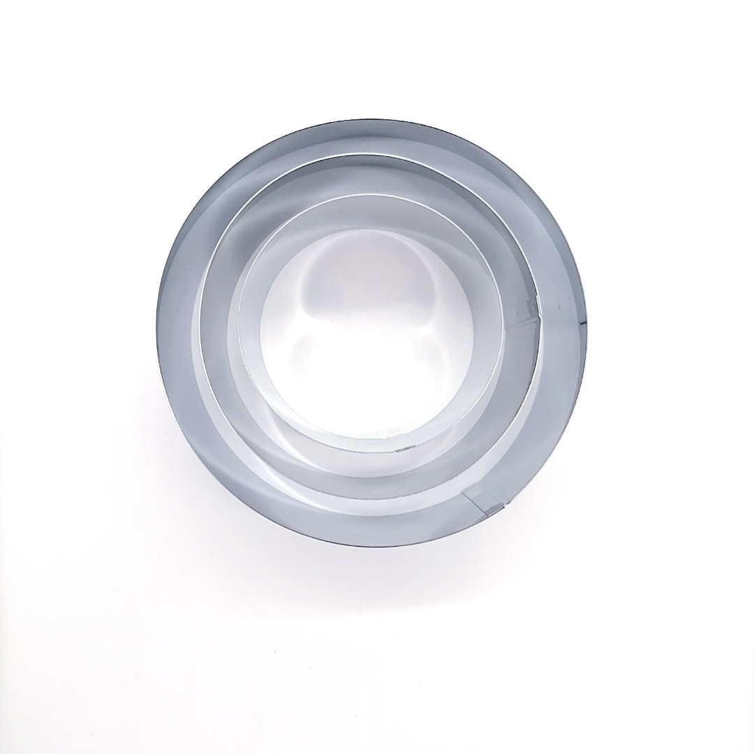 Clamshell Packaging Stainless Steel Biscuit Mold 3-Piece Set Fondant Biscuit Mold Cake Mold DIY Baking Tools