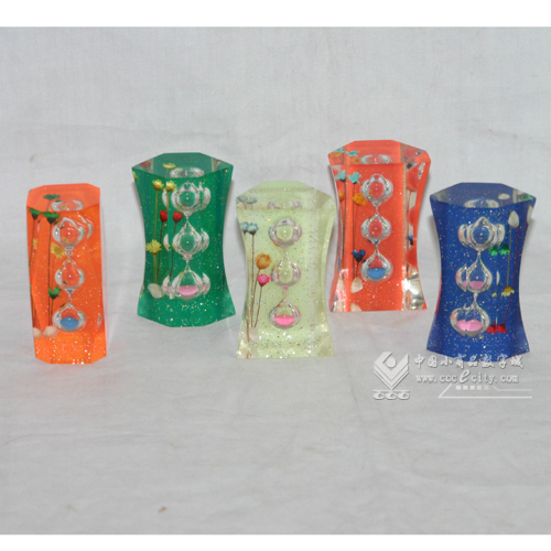 Crystal hourglass wood hourglass hourglass hourglass hourglass glass plastic glass