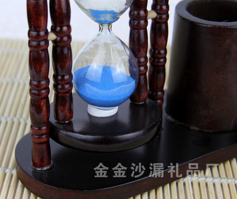 Hot products drain sand wooden pen hourglass YM108C new listing
