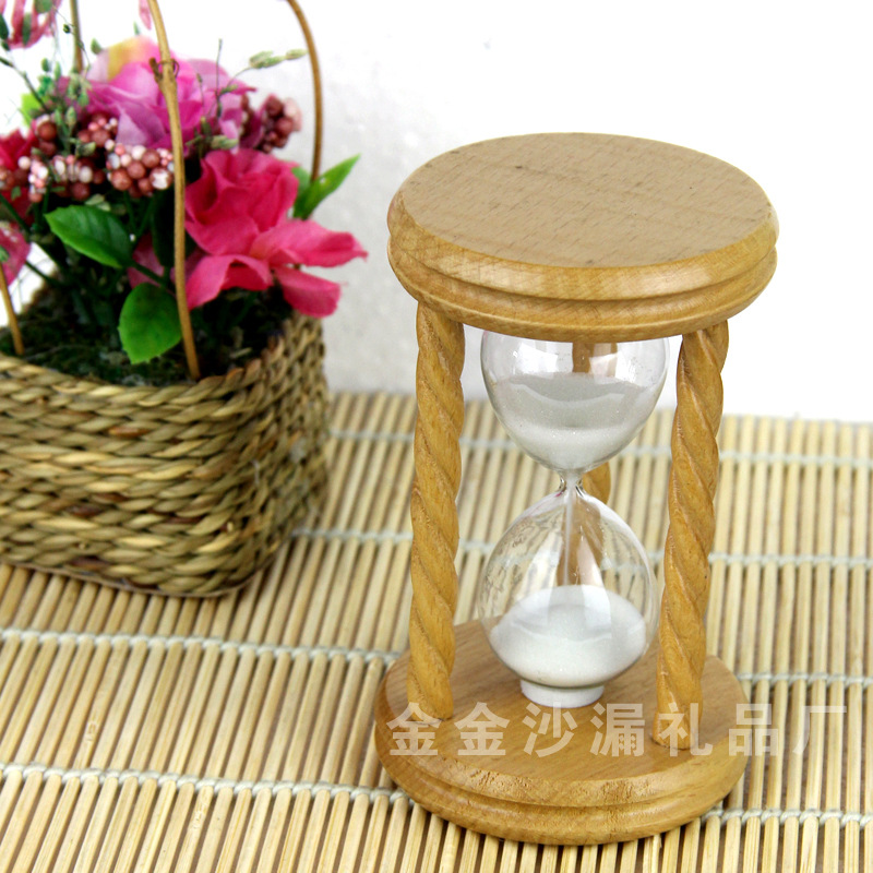 The new Home Furnishing ornaments ornaments Home Furnishing wooden hourglass timer timer catering