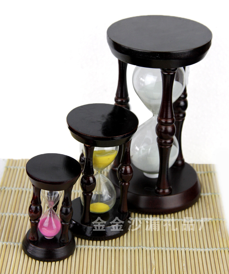 Jin Jin hourglass new idea hourglass timer wooden hourglass creative hourglass simple home Jin Jin hourglass new idea hourglass timer wooden hourglass creative hourglass simple home
