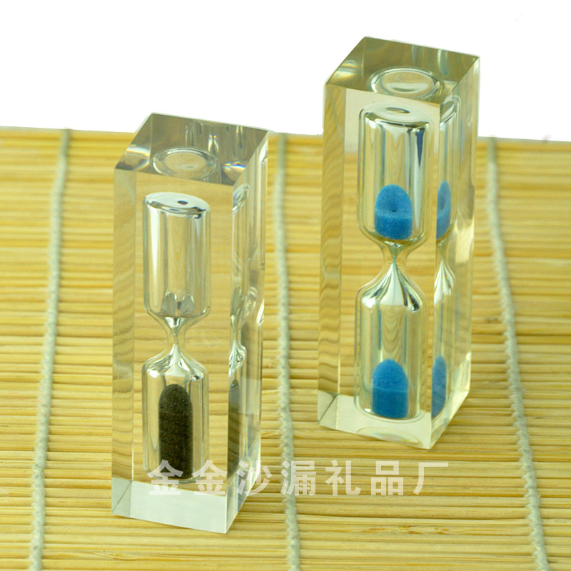 Crystal 3 minutes time hourglass creative time 3 minutes hourglass exquisite crystal timing 3 minutes