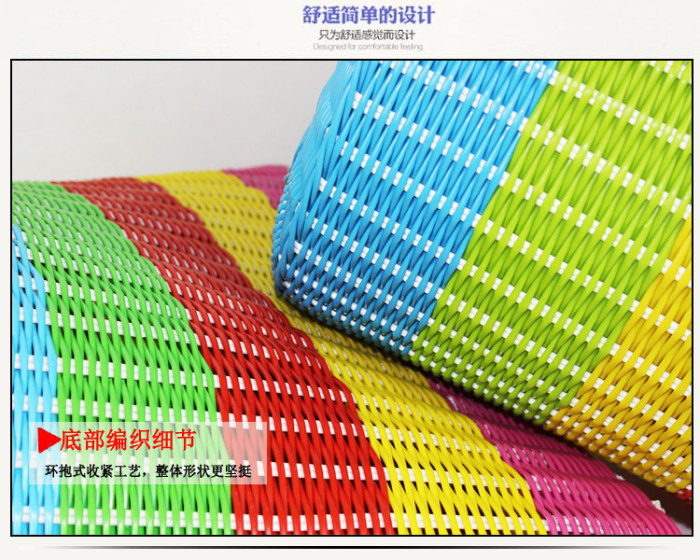 PP pipe plastic rattan storage baskets of dirty clothes hamper storage basket laundry PP pipe plastic rattan storage baskets of dirty clothes hamper storage basket laundry