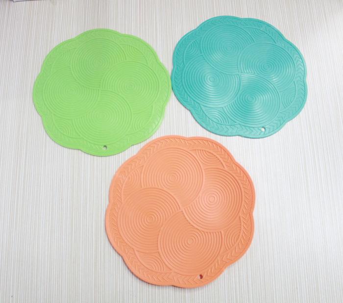 Factory wholesale coaster insulation pad waterproof circular insulation pads creative mat 2-piece Bowl gasket