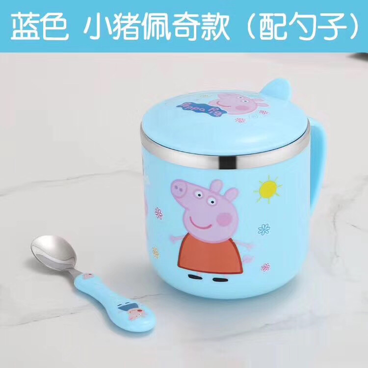 Kitchen Supplies Stainless Steel Tableware Piggy Page Children Bowl Set