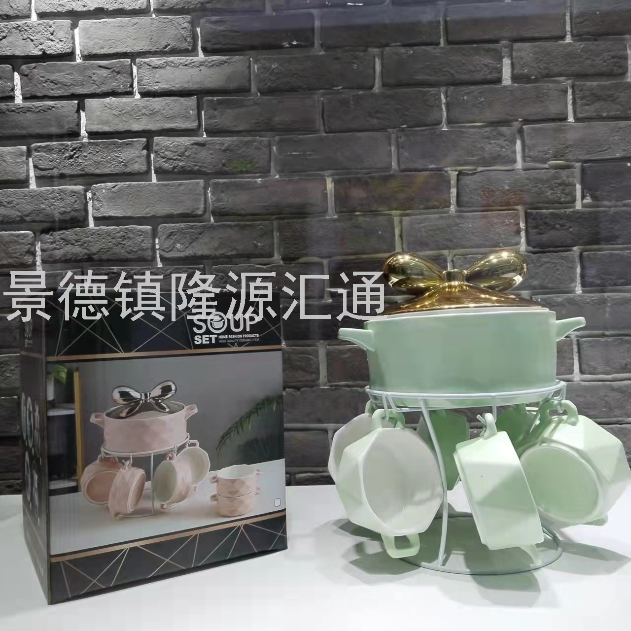 Jingdezhen Ceramic Soup Pot Set Dual-Sided Stockpot Noodle Cup Freshness Bowl Storage Tank Casserole Electric Soup Pot Jingdezhen Ceramic Soup Pot Set Dual-Sided Stockpot Noodle Cup Freshness Bowl Storage Tank Casserole Electric Soup Pot