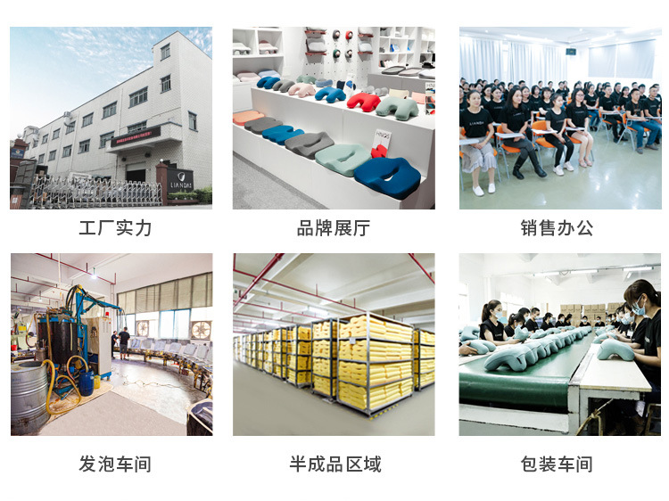 Factory Wholesale Slow Rebound Memory Foam Travel Neck Support Neck Bolster U-Shaped Pillow Custom Logo Neck Pillow U-Shape Pillow