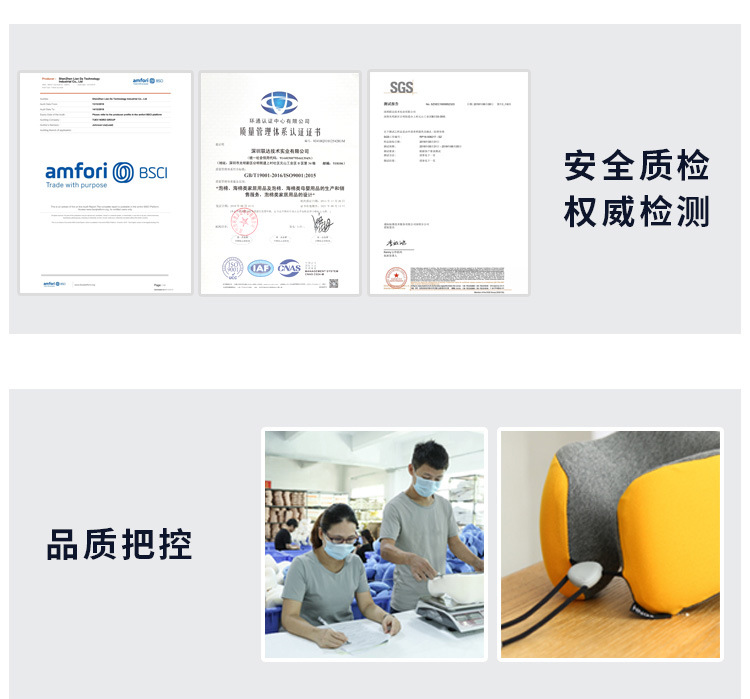 Factory Wholesale Slow Rebound Memory Foam Travel Neck Support Neck Bolster U-Shaped Pillow Custom Logo Neck Pillow U-Shape Pillow