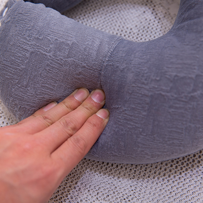 Neck Pillow U-Shaped Adult Office Siesta Stomach Sleeper Pillows Comfortable Driving Travel Neck Bolster Soft Pp Cotton Car Seat Cushion