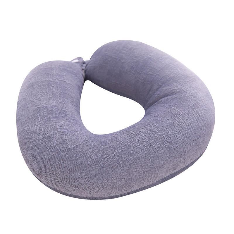 Neck Pillow U-Shaped Adult Office Siesta Stomach Sleeper Pillows Comfortable Driving Travel Neck Bolster Soft Pp Cotton Car Seat Cushion