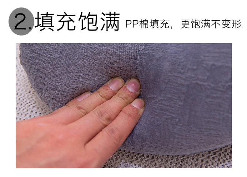 Neck Pillow U-Shaped Adult Office Siesta Stomach Sleeper Pillows Comfortable Driving Travel Neck Bolster Soft Pp Cotton Car Seat Cushion