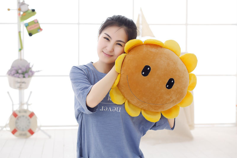SUNFLOWER Bolster Sunflower Hand Warmers Hand Cushion Sunshine Smiley Face Activity Afternoon Nap Pillow Gift Customization