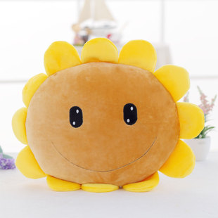 SUNFLOWER Bolster Sunflower Hand Warmers Hand Cushion Sunshine Smiley Face Activity Afternoon Nap Pillow Gift Customization