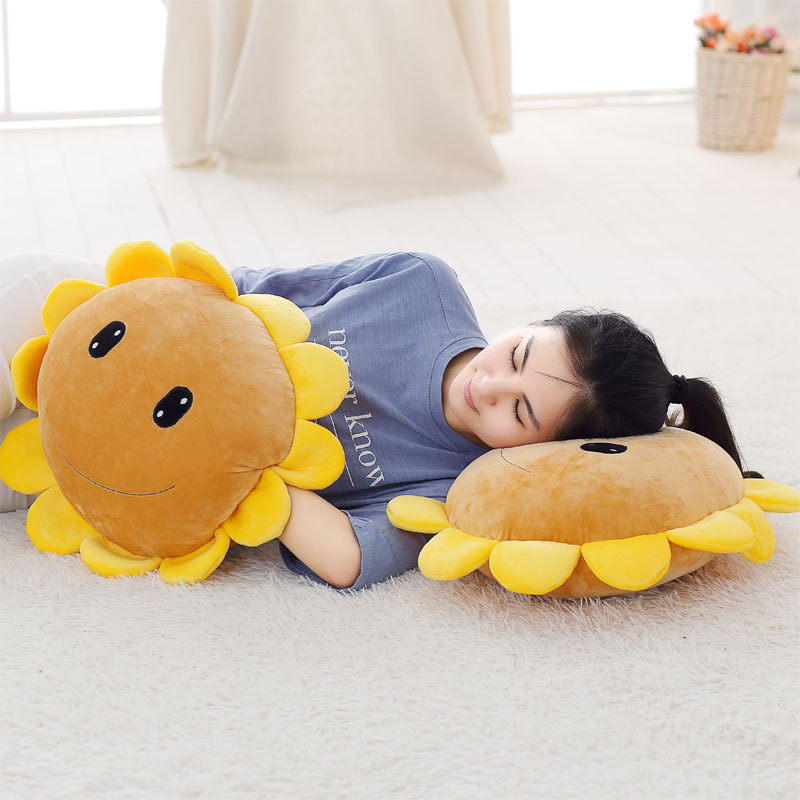 SUNFLOWER Bolster Sunflower Hand Warmers Hand Cushion Sunshine Smiley Face Activity Afternoon Nap Pillow Gift Customization