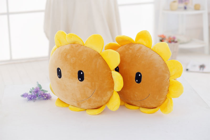 SUNFLOWER Bolster Sunflower Hand Warmers Hand Cushion Sunshine Smiley Face Activity Afternoon Nap Pillow Gift Customization
