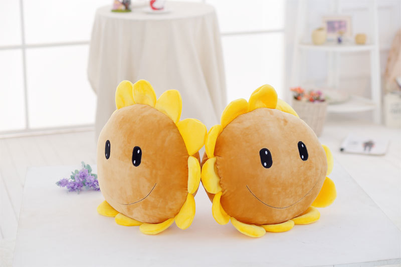 SUNFLOWER Bolster Sunflower Hand Warmers Hand Cushion Sunshine Smiley Face Activity Afternoon Nap Pillow Gift Customization