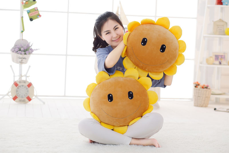 SUNFLOWER Bolster Sunflower Hand Warmers Hand Cushion Sunshine Smiley Face Activity Afternoon Nap Pillow Gift Customization