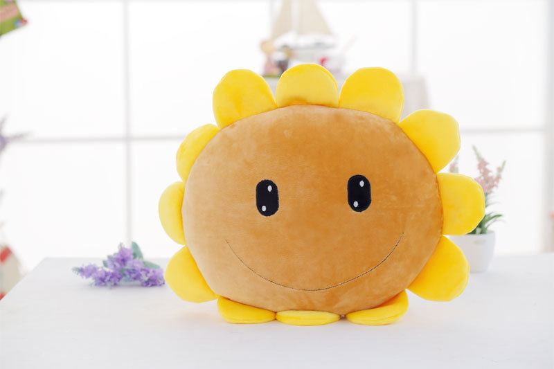 SUNFLOWER Bolster Sunflower Hand Warmers Hand Cushion Sunshine Smiley Face Activity Afternoon Nap Pillow Gift Customization