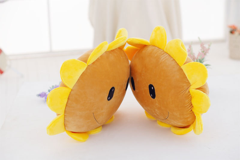 SUNFLOWER Bolster Sunflower Hand Warmers Hand Cushion Sunshine Smiley Face Activity Afternoon Nap Pillow Gift Customization